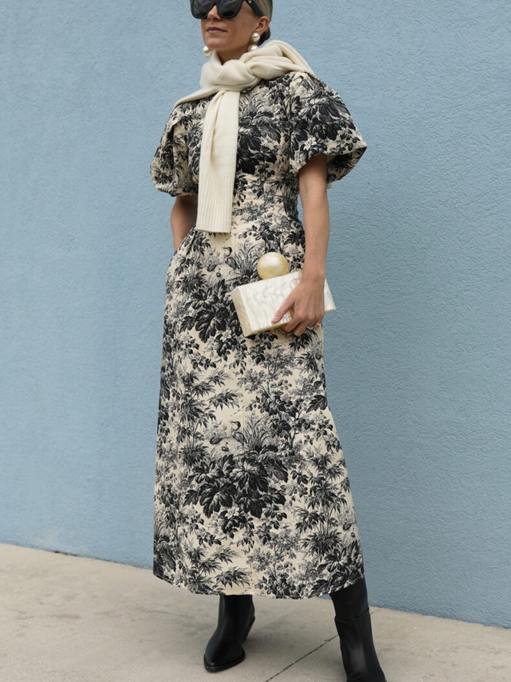 Tuckernuck Noir Cypress Toile Delaney Maxi Dress